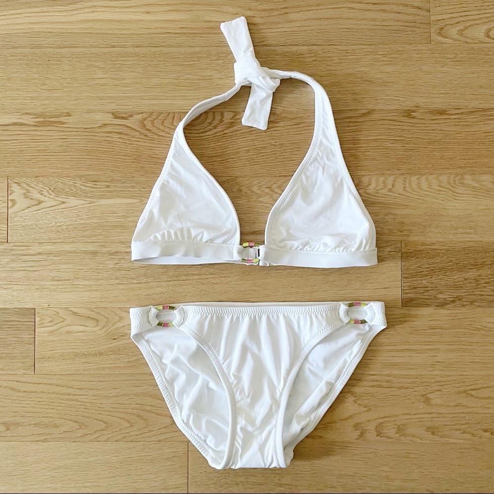 NWT J Crew White Bikini